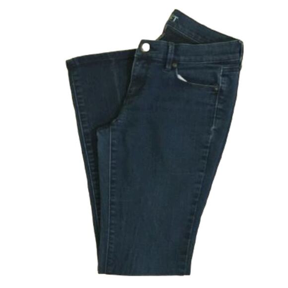 Ann Taylor Loft Modern Sexy Boot Jeans Women's Sz 27/4P Boot Cut Dark Wash Denim - Picture 5 of 11